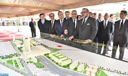 جلالة الملك يعطي انطلاقة مشروعي بناء المحطتين السككيتين الجديدتين الرباط - المدينة والرباط - أكدال بغلاف مالي إجمالي قدره 1,05 مليار درهم