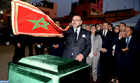 SM el Rey lanza varios proyectos destinados a la rehabilitación del casco antiguo de Marrakech
