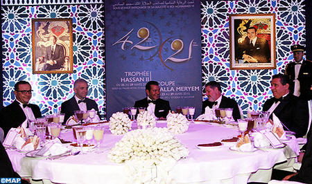 SAR le Prince Moulay Rachid préside à Agadir un dîner offert par SM le Roi en l'honneur des invités du Trophée Hassan II de golf et de la Coupe Lalla Meryem