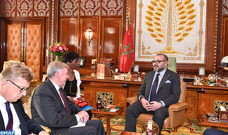 SM le Roi reçoit l'envoyé personnel du SG de l'ONU pour le Sahara marocain