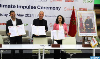جامعة محمد السادس متعددة التخصصات التقنية ومجموعة المكتب الشريف للفوسفاط تدعمان مشروع "Climate Impulse"