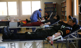 التبرع بالدم : تعبئة وانخراط كبير لموظفي ولاية أمن وجدة