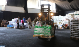 توزيع شحنات من المساعدات الغذائية والطبية المغربية للمتضررين جراء انفجار مرفأ بيروت