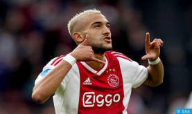 اختيار الدولي المغربي حكيم زياش أفضل لاعب فى نادي أياكس أمستردام الهولندي للموسم الثالث على التوالى