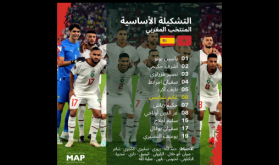 كأس العالم قطر 2022 .. التشكيلة الرسمية للمنتخب الوطني أمام نظيره الإسباني