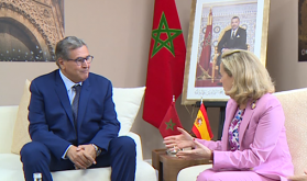 اجتماعات مراكش.. السيد أخنوش يتباحث مع النائبة الأولى لرئيس الحكومة الإسبانية