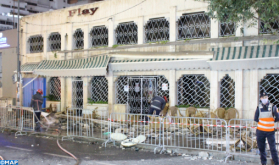 مصرع ثلاثة أشخاص إثر انهيار جزء من واجهة مقهى بمنطقة المعاريف بالدار البيضاء (سلطات محلية)