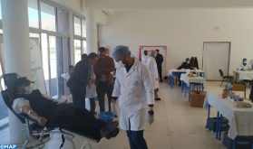 فيروس كورونا .. رجال ونساء أمن المنطقة الإقليمية للأمن لكلميم يتبرعون بالدم