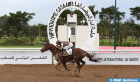 الملتقى الدولي المغربي التاسع لسباق الخيول: الحصان "فيكا غرين" يفوز بجائزة صاحب الجلالة الملك محمد السادس للخيول العربية الأصيلة