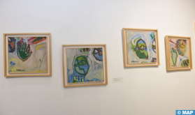 افتتاح معرض "The Wall" للفنان التشكيلي إبراهيم أوراس بالرباط