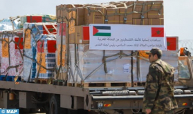 Morocco's Humanitarian Operation, in Application of HM the King's Very High Instructions, Brings Smile to Palestinians' Faces (Palestinian Red Crescent)