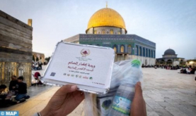 In Line with Humanitarian Operation Ordered by HM the King, Bayt Mal Al-Quds Agency Completes Food Basket Operation, Continues Meals Distribution in Al Quds