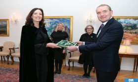 Ambassador Nabila Freidji Presents Credentials to Iceland's President