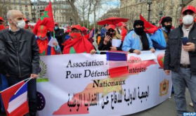 Rally in Paris in Solidarity with Population Held Captive in Tindouf Camps in Algeria