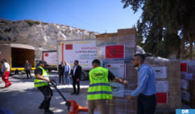As Part of High Royal Instructions, Large Quantities of Emergency Humanitarian Aid Distributed in Al-Quds Asharif