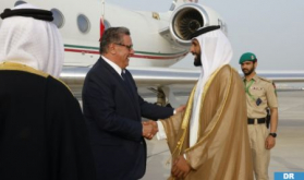 Morocco’s Gov’t Head Arrives in Manama to Represent His Majesty the King at 33rd Arab Summit