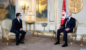 FM, Carrying Message from HM the King, Received in Tunis by President Kaïs Saïed
