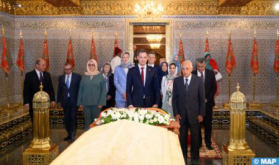 Belgian PM Visits Mohammed V Mausoleum