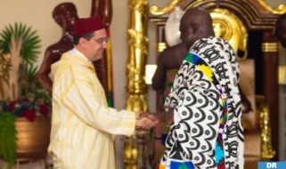 Bourita representa a Su Majestad el Rey Mohammed VI en el 25º aniversario de la entronización del Rey del Reino Ashanti