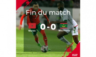 Fútbol: Marruecos y Mauritania empatan (0-0) en un partido amistoso