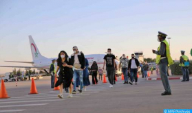 Llegan a Casablanca dos aviones que transportan a 320 marroquíes residentes en Ucrania
