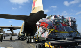 Egipto: Llegan a El Cairo dos aviones militares marroquíes con ayuda humanitaria de emergencia para el pueblo palestino