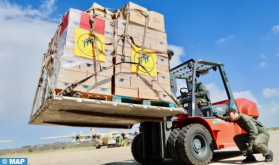 La ayuda humanitaria de Marruecos, una nueva "mano tendida" para llevar ayuda, asistencia y apoyo al pueblo palestino (Sindicato de Periodistas Palestinos)  