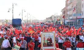 Marcha en Dajla para denunciar la "agresión cobarde" contra ciudadanos inocentes en Es-Semara