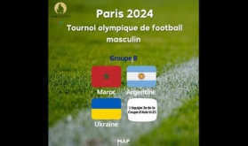 Torneo Olímpico de Fútbol masculino (París 2024): Marruecos en el grupo B con Argentina, Ucrania y un equipo asiático