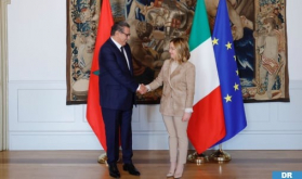 Aziz Akhannouch se entrevista en Roma con la presidenta del Consejo de Ministros italiano