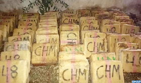 Frustrado en Casablanca un intento de tráfico internacional de drogas e incautadas casi 9 toneladas de chira (DGSN)
