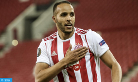 Europa League: Youssef El Arabi contribuye a la victoria del Olympiakos sobre el PSV Eindhoven