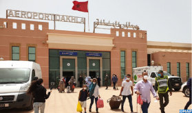 Cae más del 51% el tráfico aéreo aeropuerto de Dajla a finales de noviembre de 2020