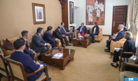 Akhannouch recibe a una delegación de miembros del Congreso estadounidense