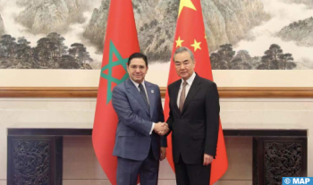 M. Bourita s’entretient à Pékin avec son homologue chinois