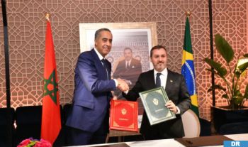 Coopération sécuritaire: Le Directeur général de la Sûreté Nationale et de la Surveillance du Territoire signe un mémorandum d’entente avec son homologue brésilien