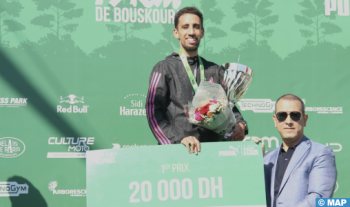 Soufyan Bouqantar et Hasnae Zahi remportent la 10ème course de 15 km de Bouskoura