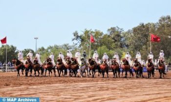 Coup d'envoi à Rabat du 23è Trophée Hassan II des arts équestres traditionnels "Tbourida"