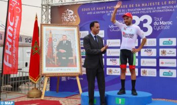 33è Tour du Maroc cycliste: Le Marocain Adil Araboui remporte la première étape