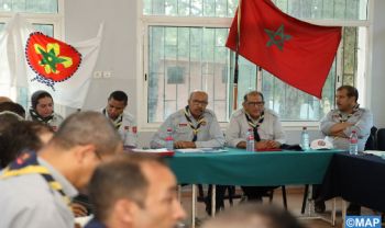 Salé : Ouverture des travaux de la session extraordinaire du Conseil national du Scoutisme Hassania Marocain