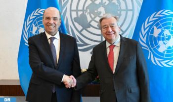 New York : M. Zniber examine les moyens de promouvoir les priorités du CDH avec le SG de l'ONU