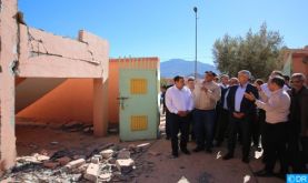 Séisme : M. Sadiki visite des zones sinistrées dans les provinces d'Al Haouz et Chichaoua pour la constatation des dégâts