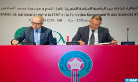 Signature à Salé d'une convention-cadre entre la FRMF et la Fondation Mohammed VI des Sciences et de la Santé