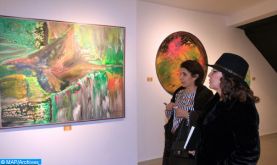 L'artiste-peintre Rajae Lahlou expose ses oeuvres à la galerie Living4Art de Casablanca