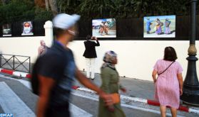 Vernissage à Tanger de l'exposition "A bonne distance (s)"