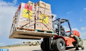 L'aide humanitaire du Maroc, une nouvelle "main tendue" pour porter aide, assistance et soutien au peuple palestinien (Syndicat des journalistes palestiniens)