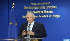 M. Borrell salue "le rôle important" du Maroc en matière de paix et de stabilité dans la région