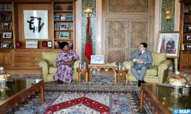 M. Bourita s'entretient avec la Présidente de l'Assemblée nationale de la République du Malawi