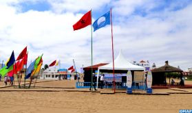 Le Pavillon bleu hissé pour la 15è année consécutive sur la plage de Bouznika