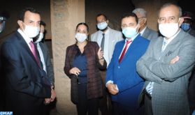 Tata: Mme Bouchareb s’enquiert de l’avancement des travaux du projet de restauration de ksar Alougoum